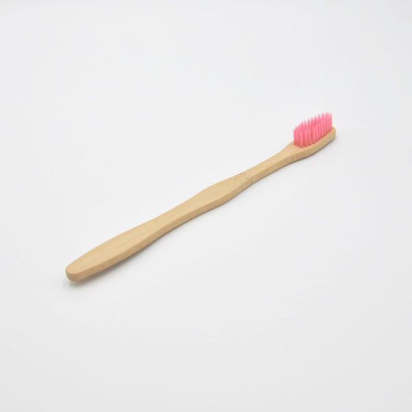Bamboe tandenborstel - rood